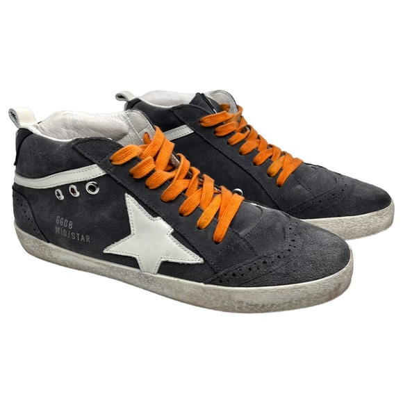 *EUC* Golden Goose Mid Star Gray Suede & White Star, Size 39 (9 US) - Picture 14 of 15